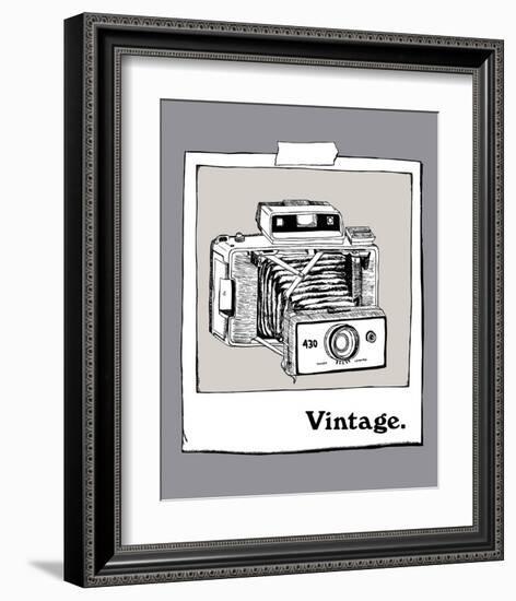 Vintage-Urban Cricket-Framed Art Print