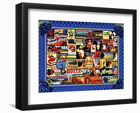 Vinyard Labels-Kate Ward Thacker-Framed Giclee Print