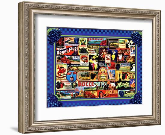 Vinyard Labels-Kate Ward Thacker-Framed Giclee Print