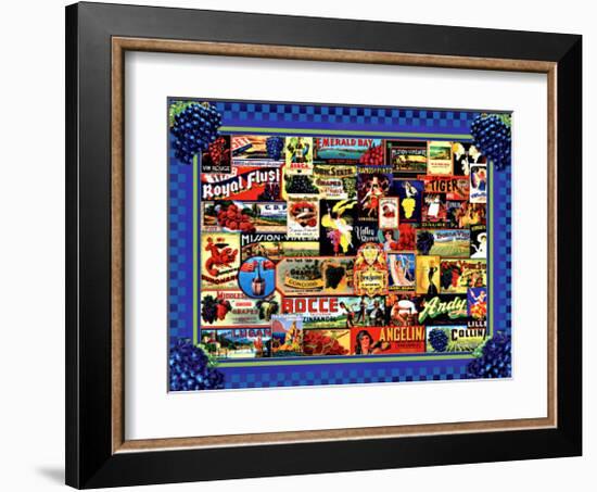 Vinyard Labels-Kate Ward Thacker-Framed Giclee Print