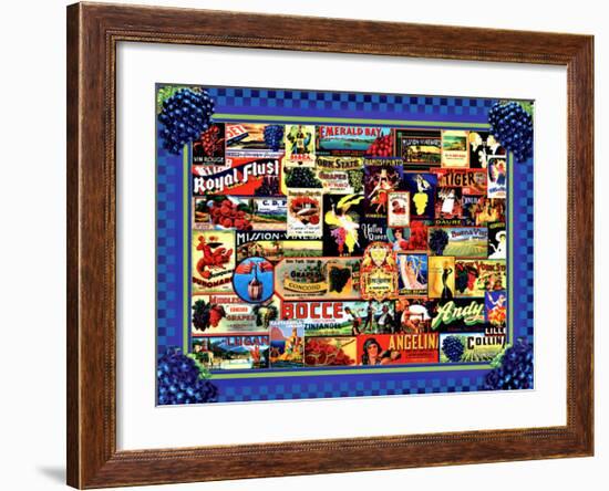 Vinyard Labels-Kate Ward Thacker-Framed Giclee Print