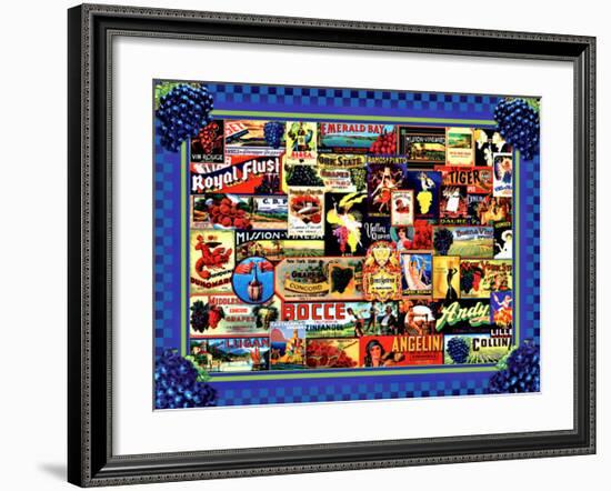 Vinyard Labels-Kate Ward Thacker-Framed Giclee Print