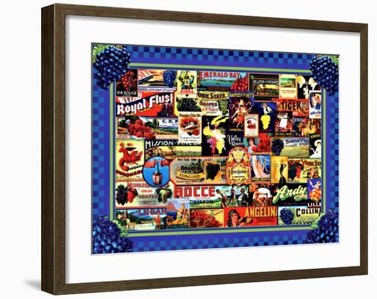 Vinyard Labels-Kate Ward Thacker-Framed Giclee Print