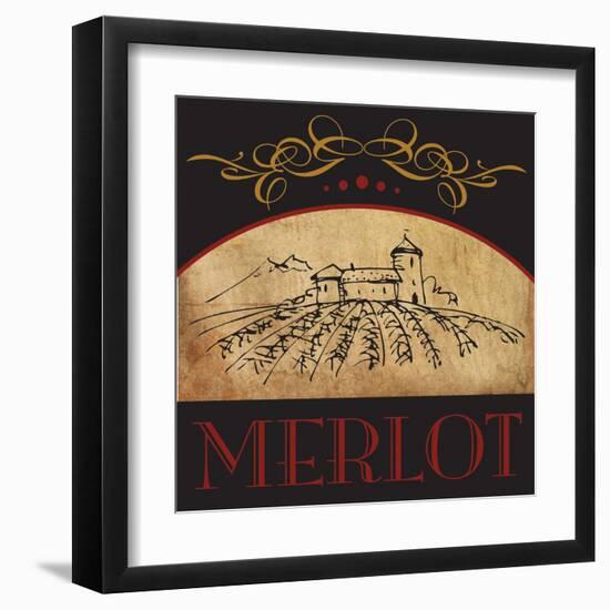 Vinyard Wine 1-Melody Hogan-Framed Art Print