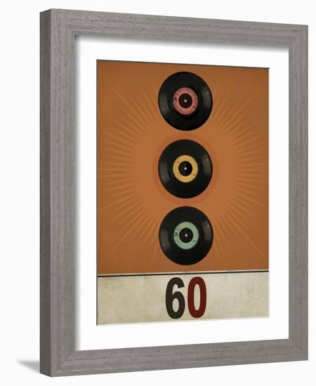 Vinyl 60-Sidney Paul & Co.-Framed Giclee Print