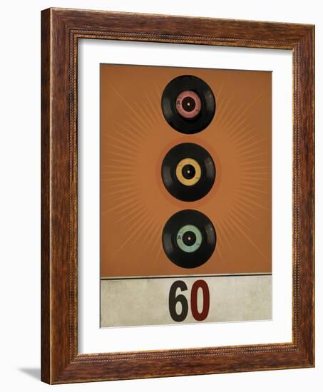 Vinyl 60-Sidney Paul & Co.-Framed Giclee Print