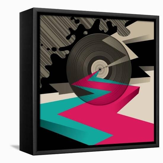 Vinyl Record-Radoman Durkovic-Framed Stretched Canvas