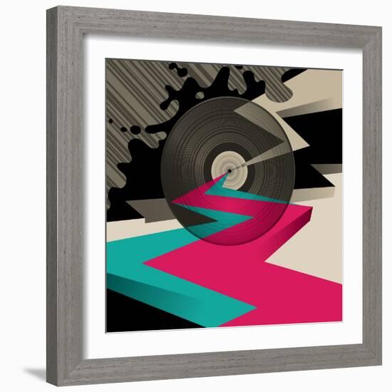 Vinyl Record-Radoman Durkovic-Framed Art Print