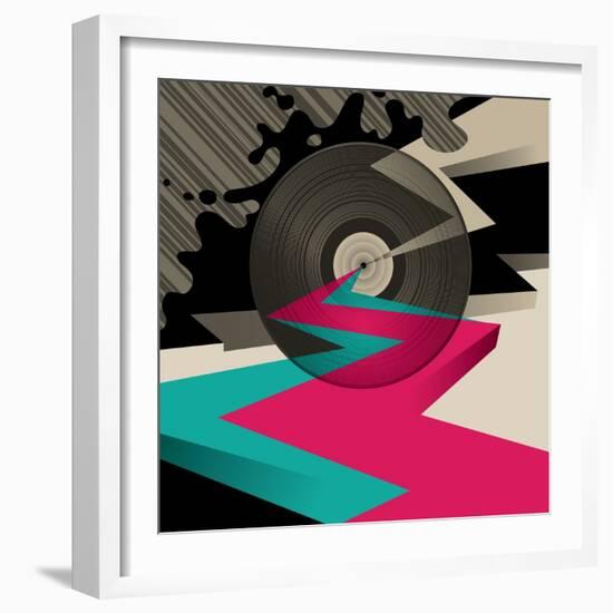 Vinyl Record-Radoman Durkovic-Framed Art Print