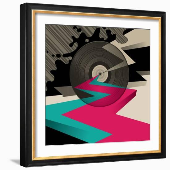 Vinyl Record-Radoman Durkovic-Framed Art Print