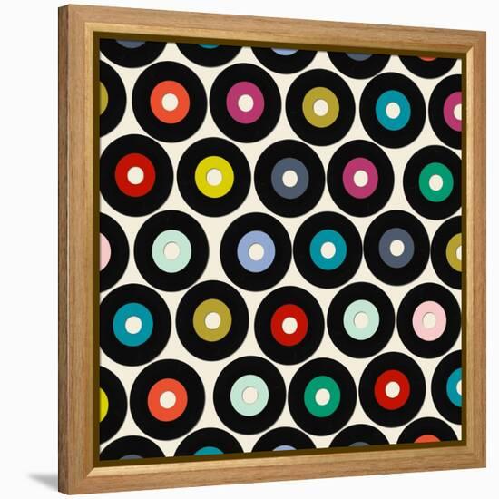 Vinyl (Variant 1)-Sharon Turner-Framed Stretched Canvas