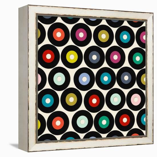 Vinyl (Variant 1)-Sharon Turner-Framed Stretched Canvas