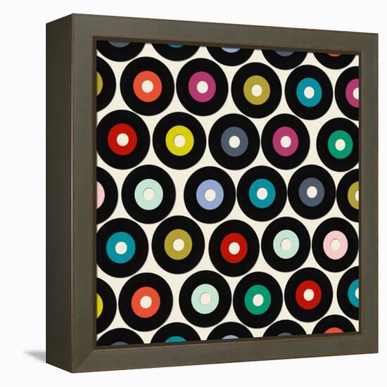 Vinyl (Variant 1)-Sharon Turner-Framed Stretched Canvas