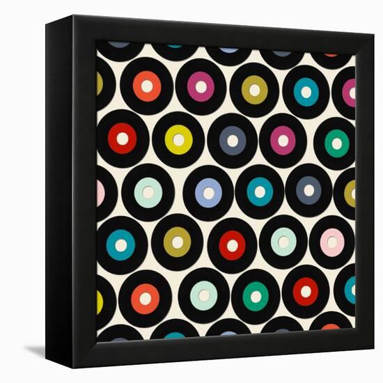 Vinyl (Variant 1)-Sharon Turner-Framed Stretched Canvas