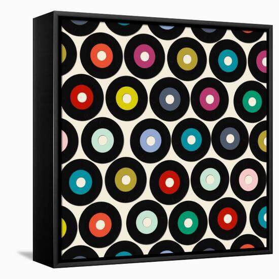 Vinyl (Variant 1)-Sharon Turner-Framed Stretched Canvas