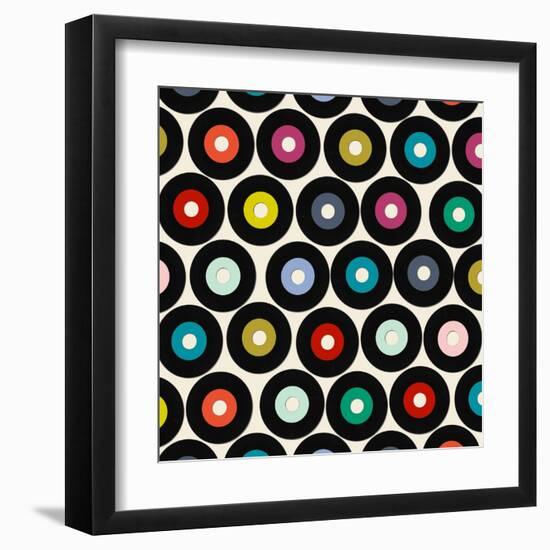 Vinyl (Variant 1)-Sharon Turner-Framed Art Print