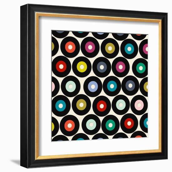 Vinyl (Variant 1)-Sharon Turner-Framed Art Print