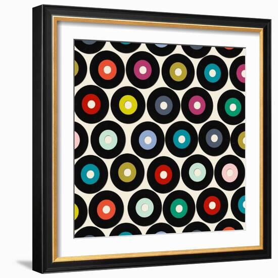 Vinyl (Variant 1)-Sharon Turner-Framed Art Print