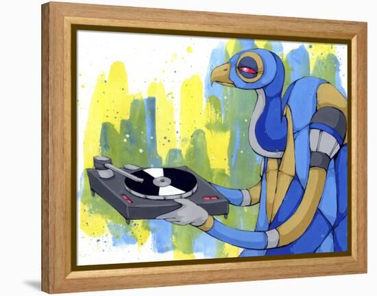 Vinyl Vulture-Ric Stultz-Framed Premier Image Canvas