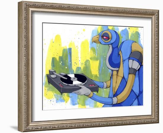 Vinyl Vulture-Ric Stultz-Framed Giclee Print