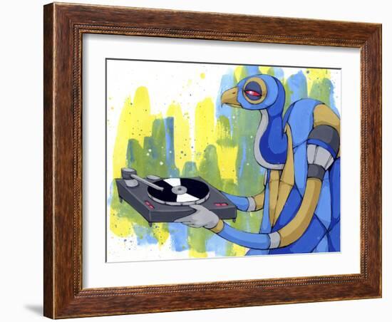 Vinyl Vulture-Ric Stultz-Framed Giclee Print