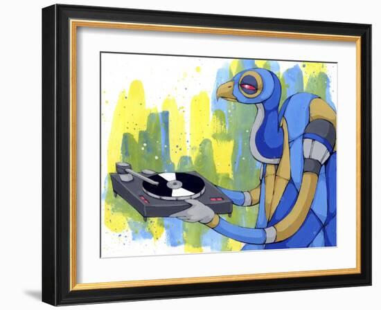 Vinyl Vulture-Ric Stultz-Framed Giclee Print