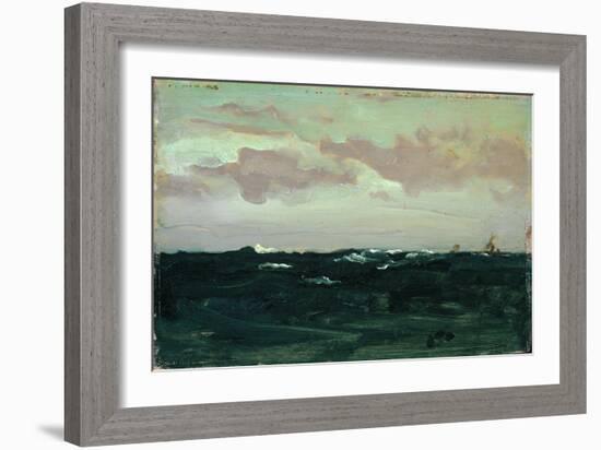 Violet and Blue: among the Rollers, C.1893 (Oil on Panel)-James Abbott McNeill Whistler-Framed Giclee Print