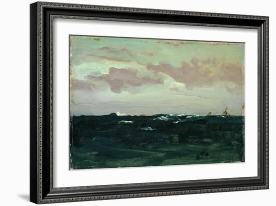 Violet and Blue: among the Rollers, C.1893 (Oil on Panel)-James Abbott McNeill Whistler-Framed Giclee Print