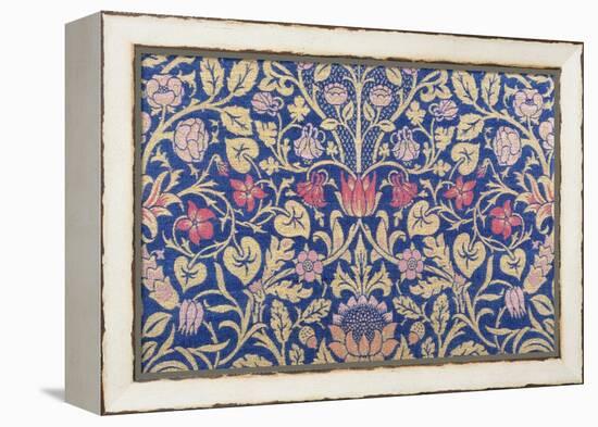 Violet and Columbine Furnishing Fabric, Woven Wool and Mohair, England, 1883-William Morris-Framed Premier Image Canvas