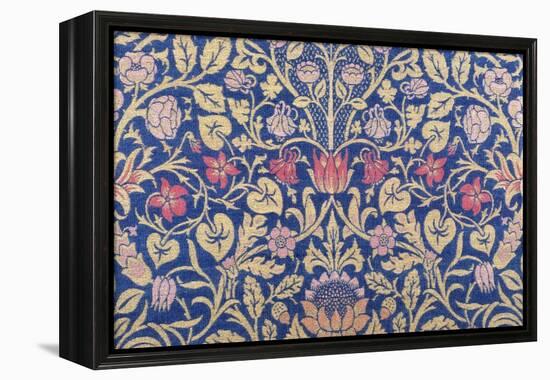 Violet and Columbine Furnishing Fabric, Woven Wool and Mohair, England, 1883-William Morris-Framed Premier Image Canvas