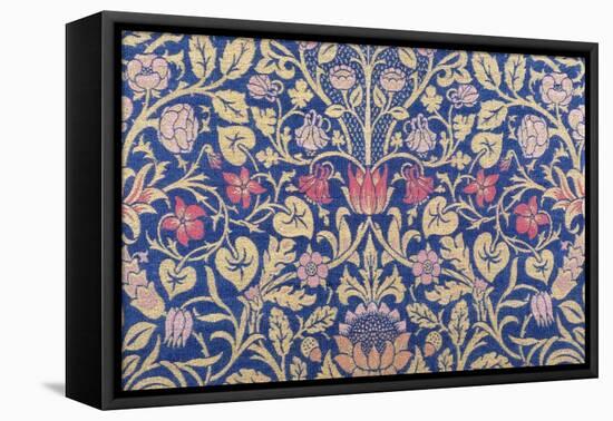 Violet and Columbine Furnishing Fabric, Woven Wool and Mohair, England, 1883-William Morris-Framed Premier Image Canvas