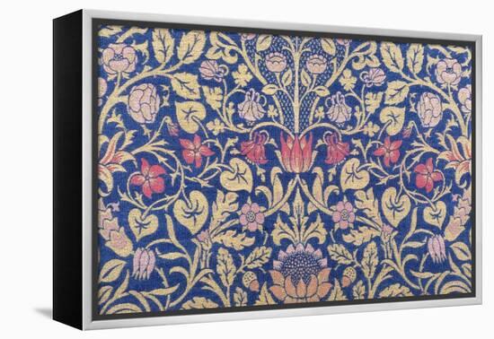 Violet and Columbine Furnishing Fabric, Woven Wool and Mohair, England, 1883-William Morris-Framed Premier Image Canvas