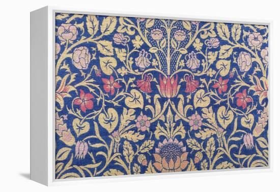 Violet and Columbine Furnishing Fabric, Woven Wool and Mohair, England, 1883-William Morris-Framed Premier Image Canvas