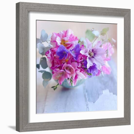 Violet Blooms-Sarah Gardner-Framed Photo