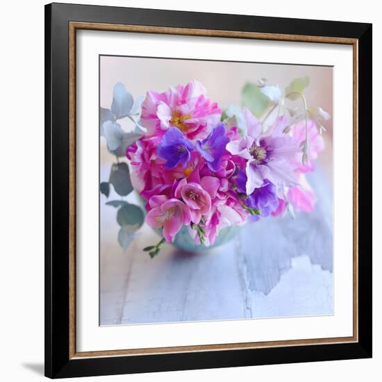 Violet Blooms-Sarah Gardner-Framed Photo