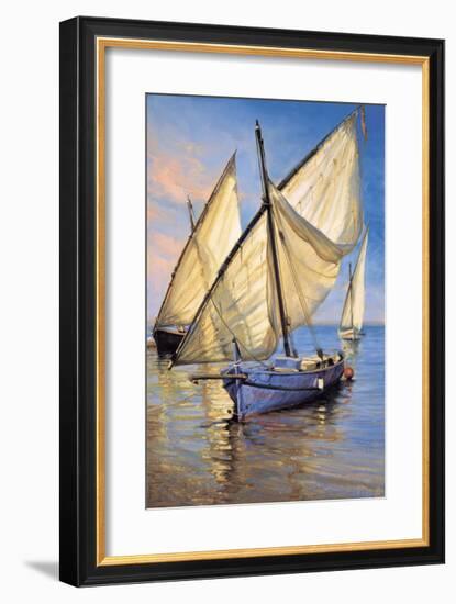 Violet Boat-Jaume Laporta-Framed Giclee Print