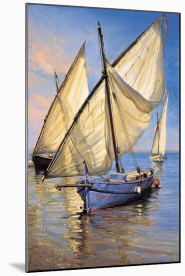 Violet Boat-Jaume Laporta-Mounted Giclee Print