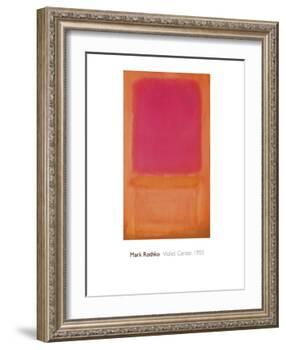 Violet Center, 1955-Mark Rothko-Framed Giclee Print