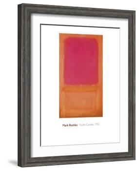 Violet Center, 1955-Mark Rothko-Framed Giclee Print