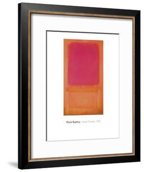 Violet Center, 1955-Mark Rothko-Framed Giclee Print
