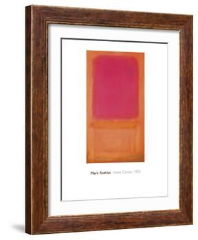 Violet Center, 1955-Mark Rothko-Framed Giclee Print