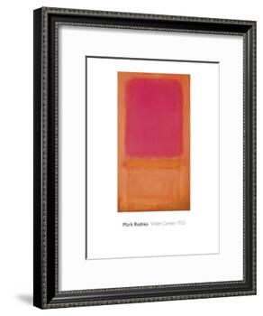 Violet Center, 1955-Mark Rothko-Framed Giclee Print