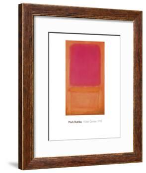 Violet Center, 1955-Mark Rothko-Framed Giclee Print