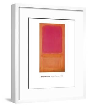 Violet Center, 1955-Mark Rothko-Framed Giclee Print