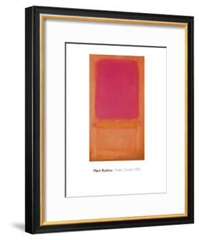 Violet Center, 1955-Mark Rothko-Framed Giclee Print