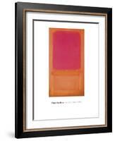 Violet Center, 1955-Mark Rothko-Framed Giclee Print