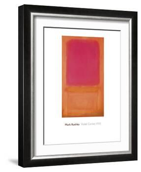 Violet Center, 1955-Mark Rothko-Framed Giclee Print