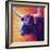 Violet Cow-Marion Rose-Framed Giclee Print