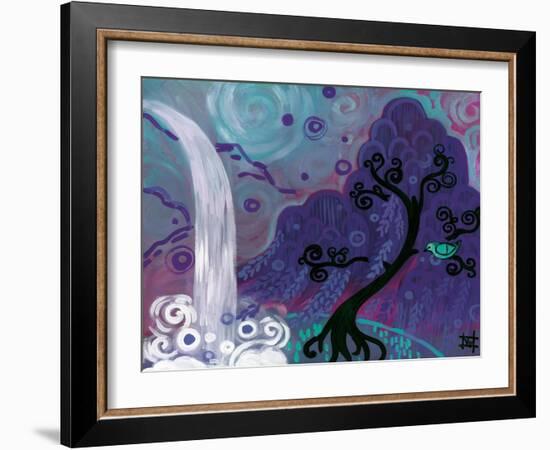 Violet Falls-Natasha Wescoat-Framed Giclee Print