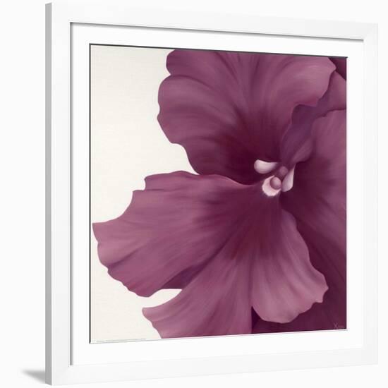 Violet Flower I-Yvonne Poelstra-Holzhaus-Framed Art Print